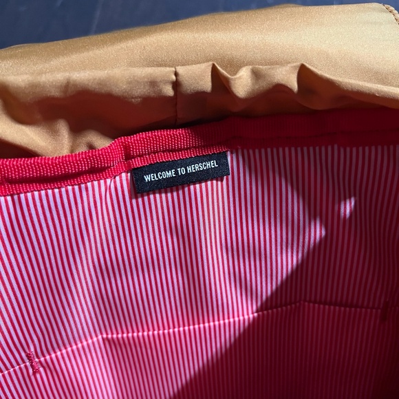 Hershel yellow backpack Little America Backpack Yellow  Chicory Coffee - Picture 5 of 13